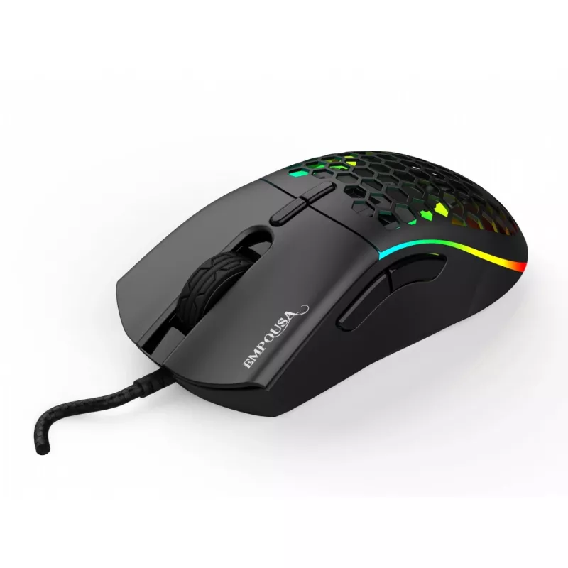 Ratón gaming INCA IMG-GT20 10000 DPI. RGB. 7 botones. USB. SW retail