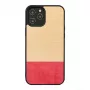 Funda para móvil man and wood para iPhone 12 Pro Max — miss match negro