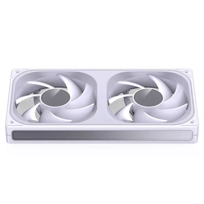 Ventilador de carcasa JONSBO ZB-240W 2x120mm ARGB PWM – blanco