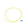 Pigtail LC/PC monomodo Extralink 1,5 m, 900 µm G.657.A1 FTTH, amarillo, Easy-strip