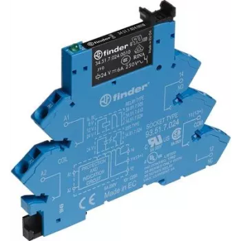 FINDER relé de acoplamiento 6A 38.61.8.240.5060 solo para 230-240 V AC 38.61.8.240.5060 (386182405060)