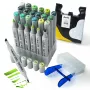 Rotuladores de doble punta Arrtx LC302512 — 24 colores (tonos verdes)