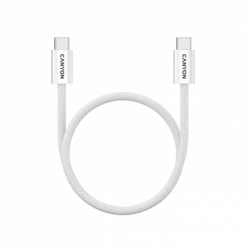 CANYON Cable OnWire 60MG C-C 60W magnético trenzado 1m blanco