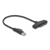 Convertidor DeLOCK USB a SATA 6 Gb/s USB Type-C Type-A 0,3 m