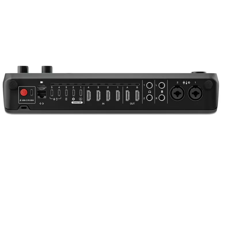 Rode RØDECaster Video consola de producción de vídeo y audio, hasta 6 fuentes de vídeo, dos preamplificadores, dos receptores inalámbricos internos