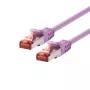 Cable de red LOGON TCF66F005V Cat6a F/UTP (FTP) violeta 0,5 m RJ-45–RJ-45