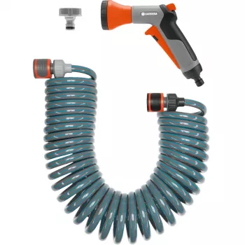 Gardena - Set de manguera espiral - 10,0 m - 9 mm de diámetro (04647-20)