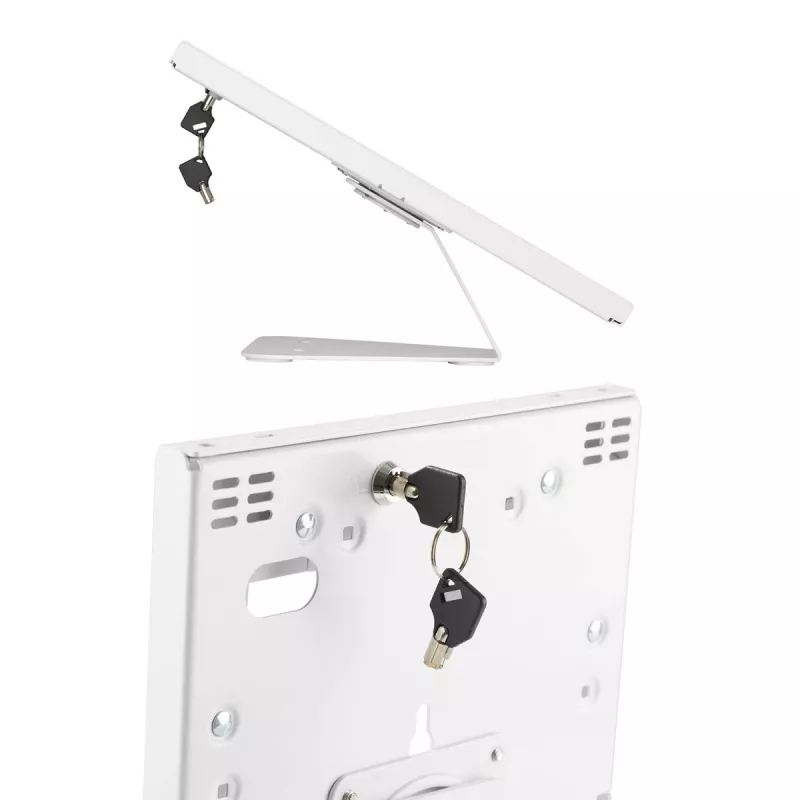 Soporte de mesa MACLEAN MC-909W regulable en altura blanco para tablets y dispositivos