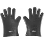 Weber 7017 Guantes de silicona para barbacoa negros