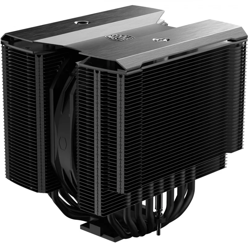 Cooler Master MasterAir MA824 Stealth Disipador de aire para procesador 120/135 mm Negro