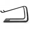 Soporte para portátil Port Designs 901103 — Aluminio y Negro, para portátiles hasta 15,6 pulgadas, ancho 260 mm, profundidad 145 mm, altura 225 mm
