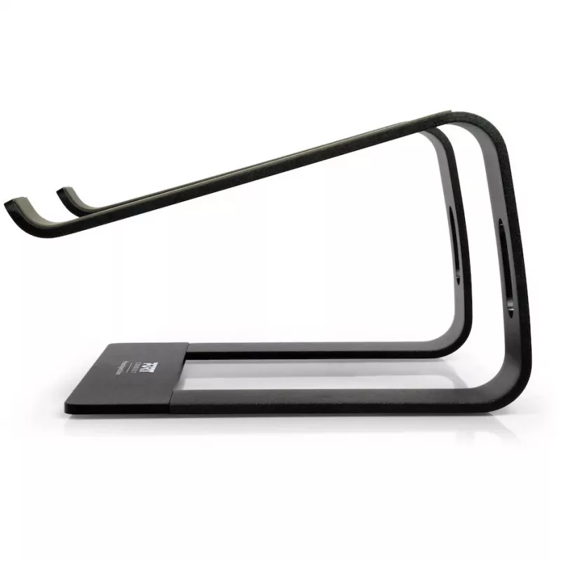 Soporte para portátil Port Designs 901103 — Aluminio y Negro, para portátiles hasta 15,6 pulgadas, ancho 260 mm, profundidad 145 mm, altura 225 mm