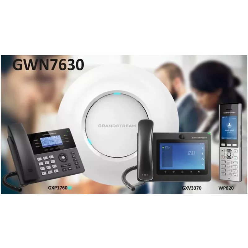 Grandstream Networks GWN7660 punto de acceso inalámbrico 1770 Mbit/s blanco alimentación por Ethernet (PoE)