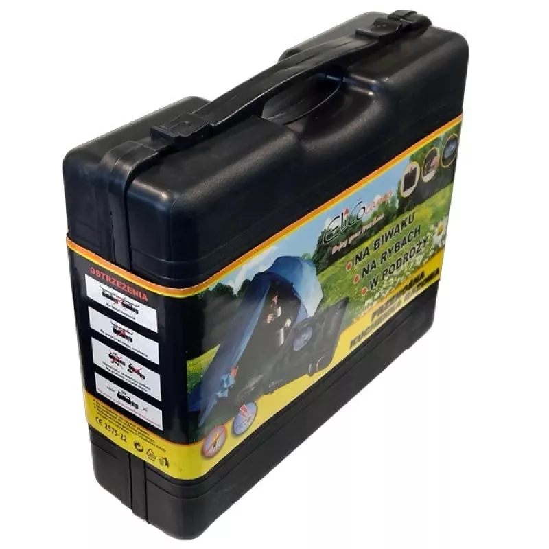 ELICO BDZ-155B Cocina de gas portátil de camping para cartuchos de 2,2 kW, encendido piezoeléctrico.