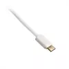 Cable en espiral USB Ducky White Edition DACOC2-WHT1, desmontable, diseño en espiral blanco