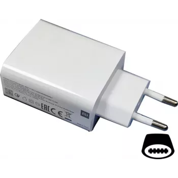 Xiaomi – MDY-12-EW + cable Type-C – 3 A – 55 W – blanco – adaptador de viaje de carga rápida (MDY-12-EW)