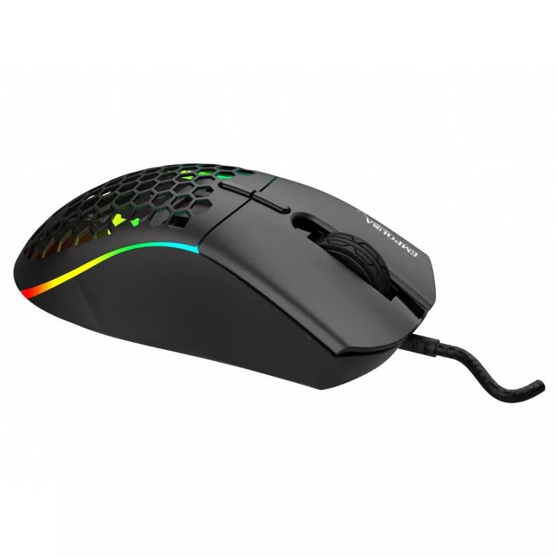 Ratón gaming INCA IMG-GT20 10000 DPI. RGB. 7 botones. USB. SW retail