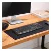 ROLINE Alfombrilla para teclado y ratón - Negro, Rojo