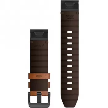 Correa Garmin QuickFit 22 piel marrón