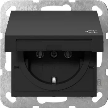 GIRA 4454005 SCHUKO KD System 55 negro (4454005)