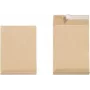 Herlitz 797506 bolsa de envío con fuelle B4, sin ventana, marrón, 130 g/m², autoadhesiva