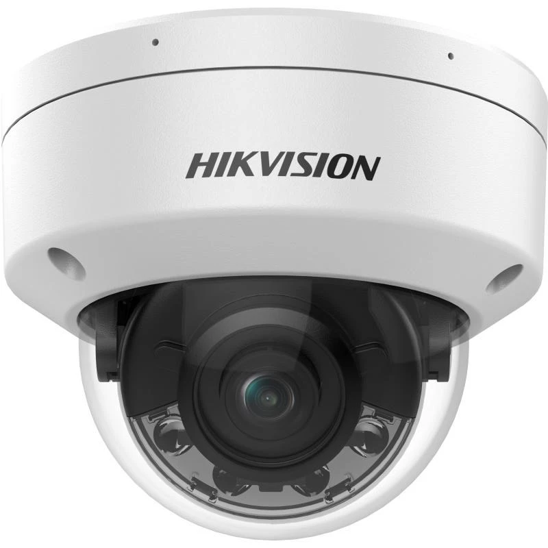 Cámara IP fija mini domo Hikvision DS-2CD2187G2H-LISU(2.8mm)(eF) 8 MP Smart Hybrid Light con ColorVu