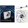 Lian Li UNI FAN TL Wireless LCD 120 White — Ventilador PWM de 120mm con controlador LCD inalámbrico