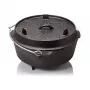 Bandeja de hornear Petromax FT12 redonda hierro fundido horno, apta para pan y carne, 15 kg