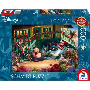 Puzzle Schmidt Spiele 58049 — 1000 piezas, dibujos animados Lilo & Stitch