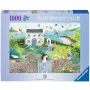 Puzle Ravensburger Coastal Cottage 1000 piezas, 700 mm de ancho, 2 mm de grosor