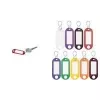 WEDO 262 803404 llaveros con gancho en S, etiqueta escribible, verde, pack de 100