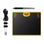 Tableta gráfica con lápiz HUION HS64 Special Edition negro amarillo