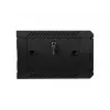 Lanberg WF01-6404-10B armario rack mural de 19 pulgadas 4U, 600x450 mm, puerta de vidrio templado, desmontado (flat pack), IP20, 60 kg, negro RAL 9004