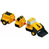 Set de vehículos Popular Playthings Mix or Match Vehicles Construction Negro Amarillo
