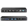 Estación de acoplamiento UNITEK D1104A01 USB4 con cable 100 W Power Delivery