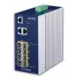 Switch de red gestionado PLANET IGS-10080MFT — 2 x Gigabit RJ-45, 8 x SFP, 12–48V DC, gestionado, IP30