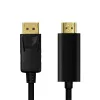Adaptador de cable de vídeo LogiLink CV0126 1 M DisplayPort HDMI Type-A (Stand