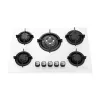 Placa de gas ISEASY MGBG-775 con 5 quemadores (blanca)