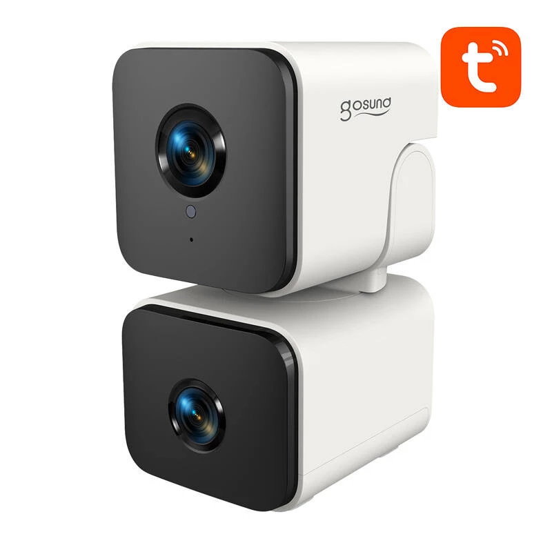 Cámara dual WiFi inteligente Gosund PC12 (4MP 1920x2160, Tuya)