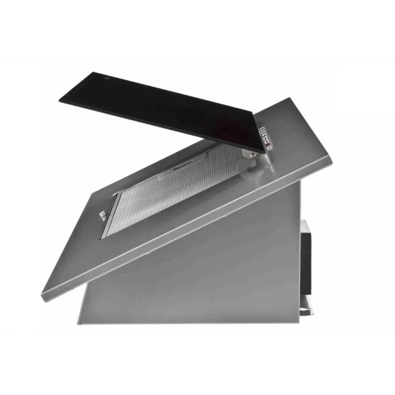 Akpo WK-4 Black Eco 50 montaje en pared gris, cristal negro