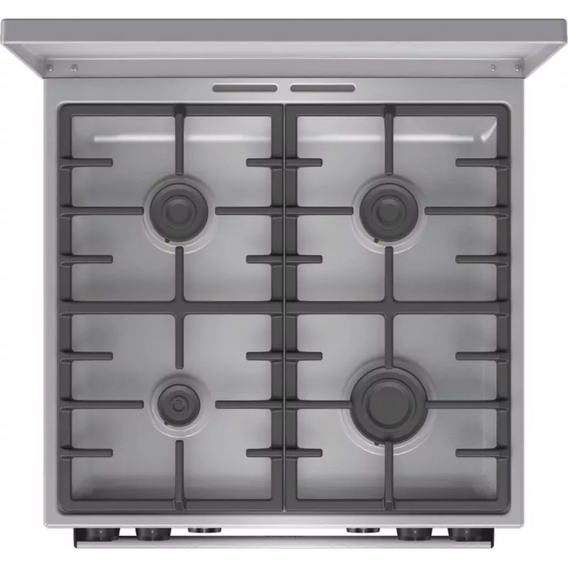 Gorenje GKS6C71XF Cocina independiente con horno Plata
