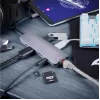 Sharkoon USB 3.0 Type-C Adaptador combo Tarjetas/adaptadores de interfaz HDMI, RJ-45, USB 3.2 Gen 1 (3.1 Gen 1)