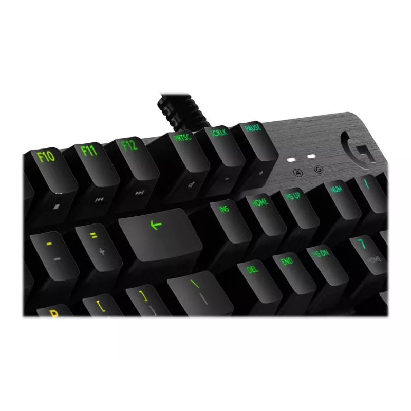 Logitech Gaming G512 - Teclado - Retroiluminación - USB - QWERTY - Español - Interruptores: GX Brown Tactile - Carbón