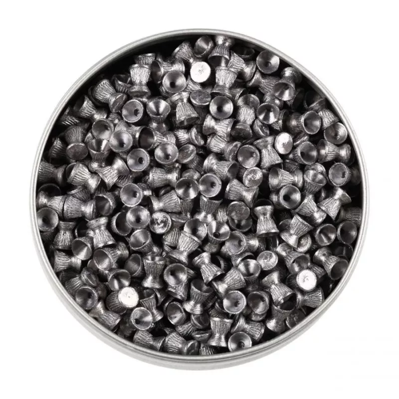 Diábolos para carabina de aire UMAREX Mosquito plano 4,5 mm, 0,52 g, 500 uds., Diabolo plano, plata
