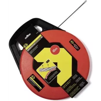 Cinta métrica c.k tools SPIRA-Flex 10 m T5510 — hoja de acero flexible, carcasa compacta