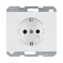 Toma de corriente tipo F berker 47157009, 16 A, 250 V, blanco, termoplástico
