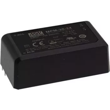 Fuente de alimentación MEAN WELL MPM-30-24ST 30W 24V entrada 80-264V