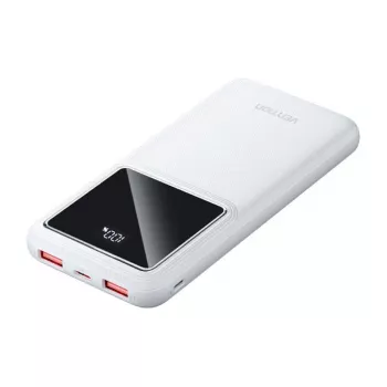 Batería externa USB 10000MAH 22,5W/USB blanca FHKW0 Vention