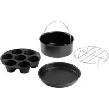 Set de accesorios para freidora DOMO DO167 – set de 4 piezas para freidora de aire caliente