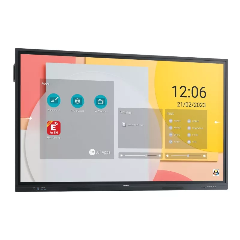 Pantalla plana para señalización digital Sharp PN-LC752 75 pulgadas LCD 4K Ultra HD 3840 x 2160